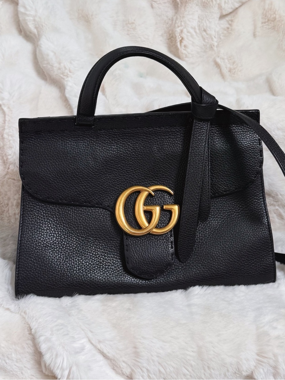 Gucci GG Marmont top handle bag